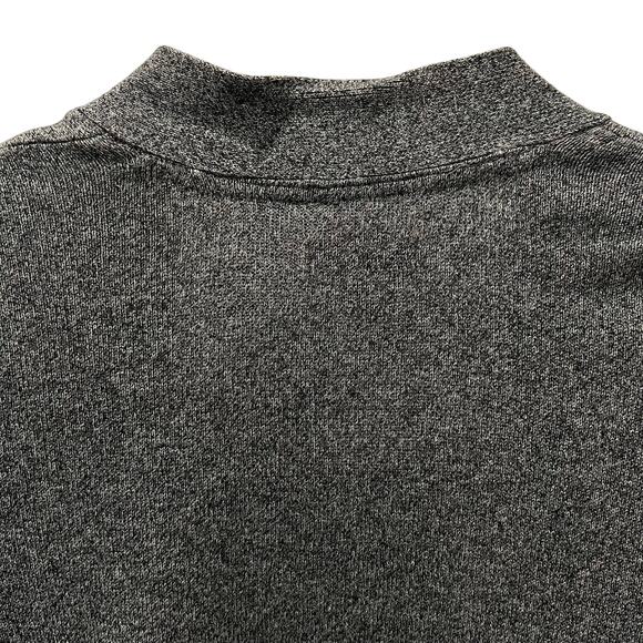 Croft & Barrow Gray Cotten Blend Open Front Cardigan Size Medium - Picture 7 of 10